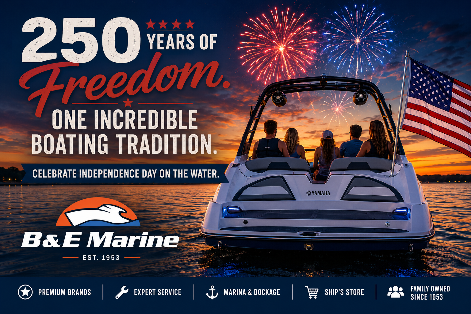 Celebrate 250 Years of Freedom on the Water