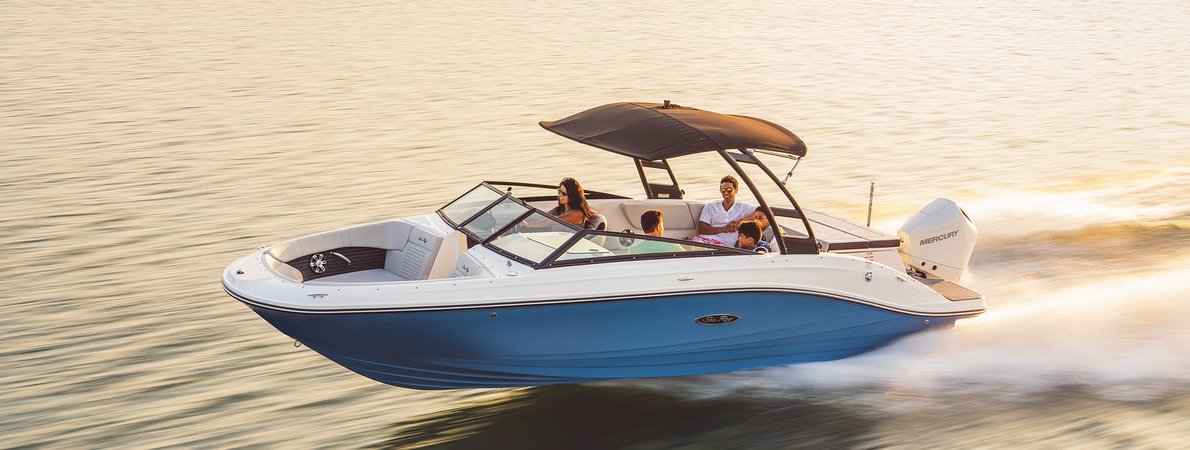 Boats on Lake Michigan